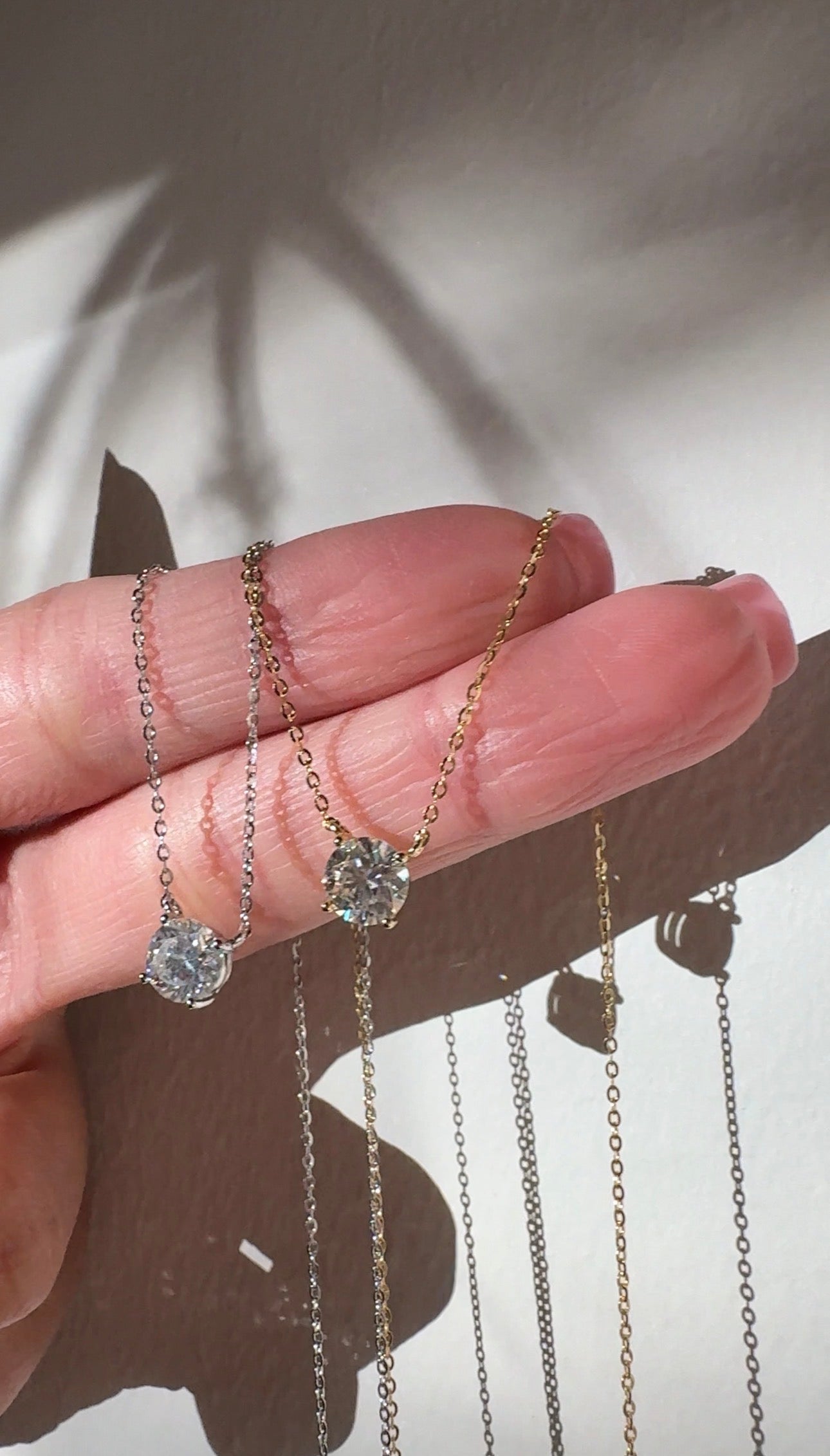 Claire 1CT Moissanite Necklace
