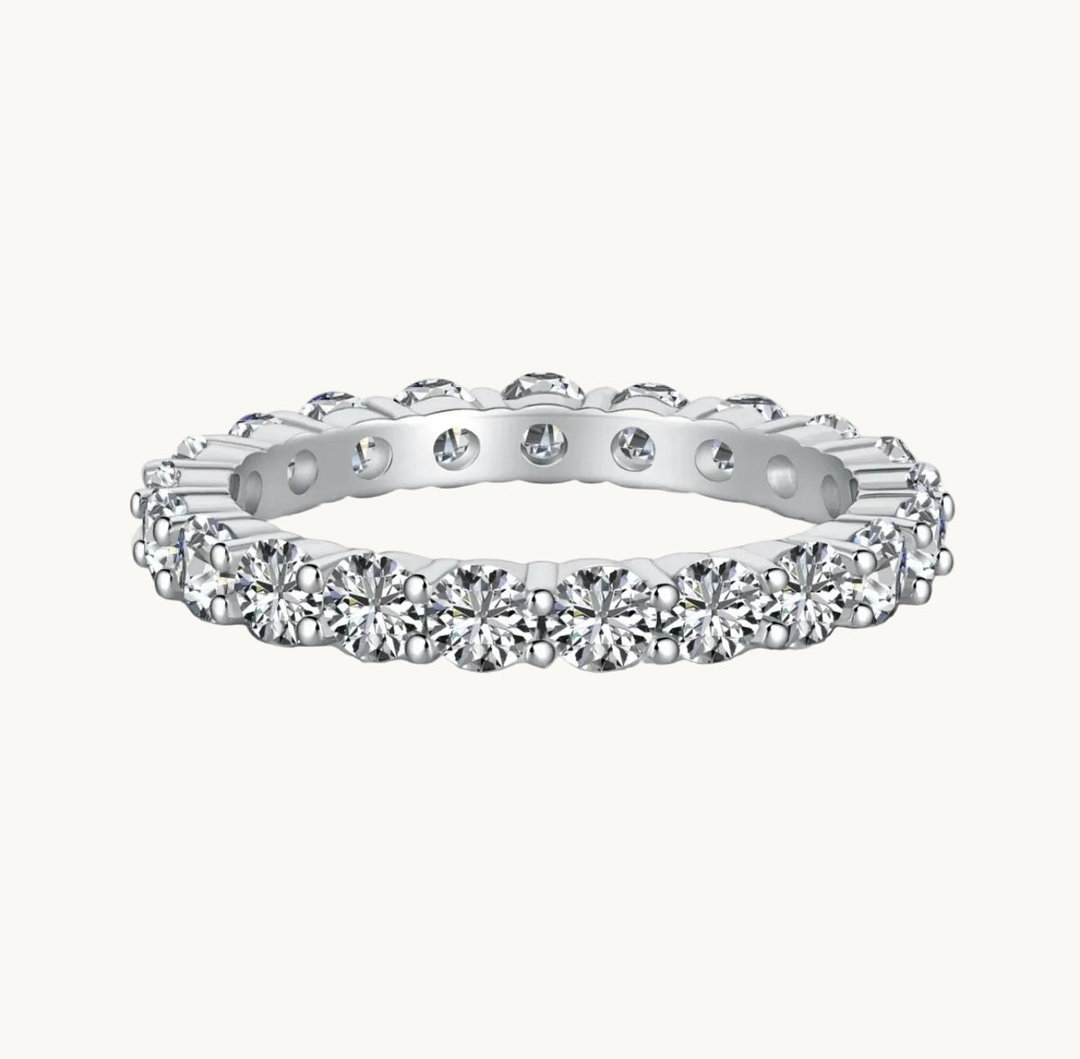 Reina Sterling Silver Eternity Band
