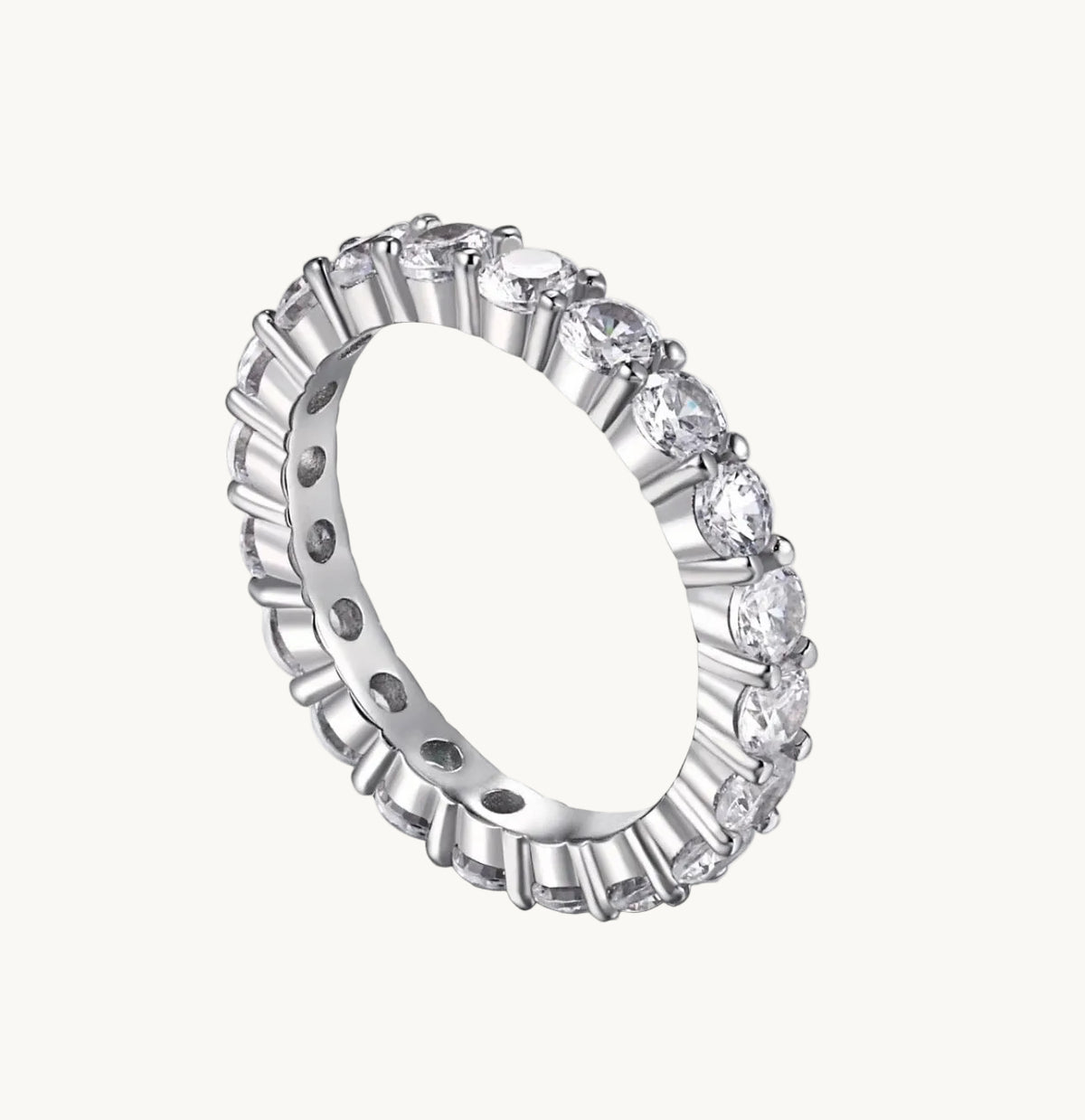 Reina Sterling Silver Eternity Band