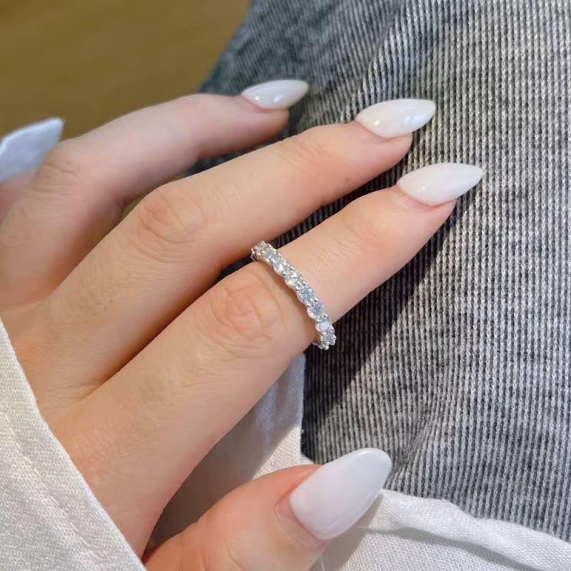 Reina Sterling Silver Eternity Band