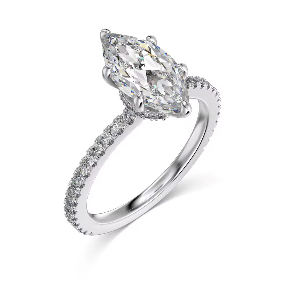 Luna 1.5CT Marquise Ring