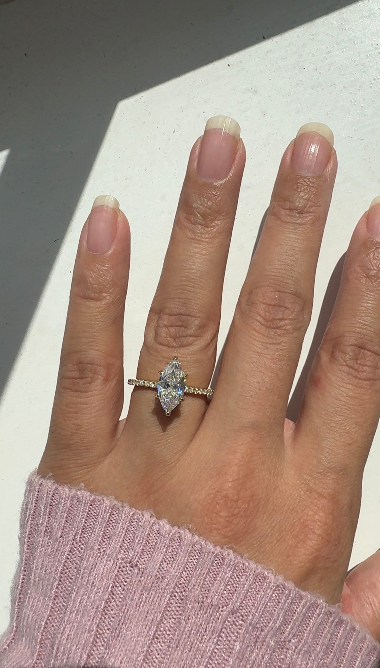 Luna 1.5CT Marquise Ring