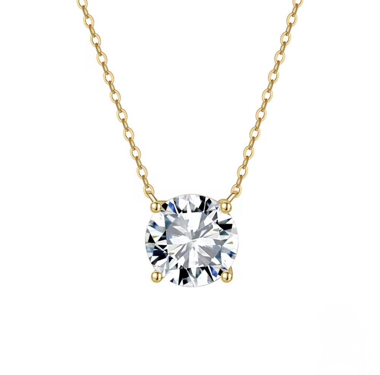 Claire 1CT Moissanite Necklace