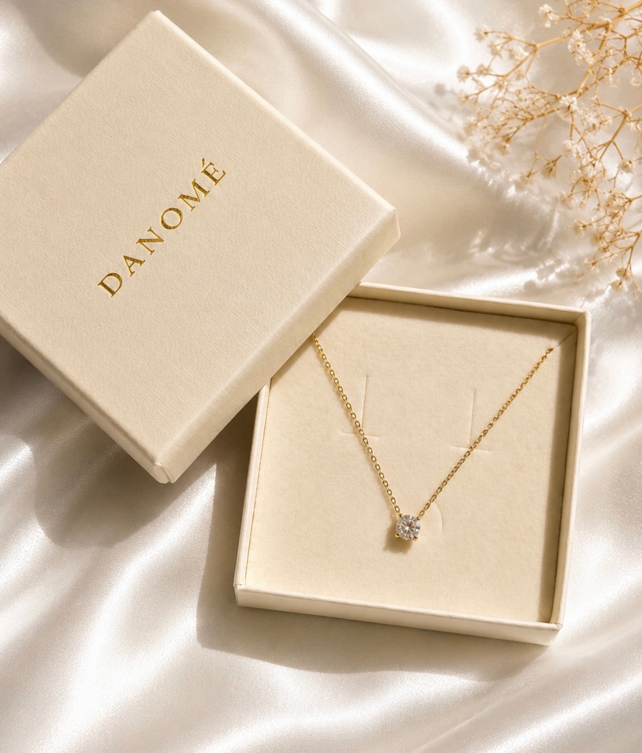 Claire 1CT Moissanite Necklace