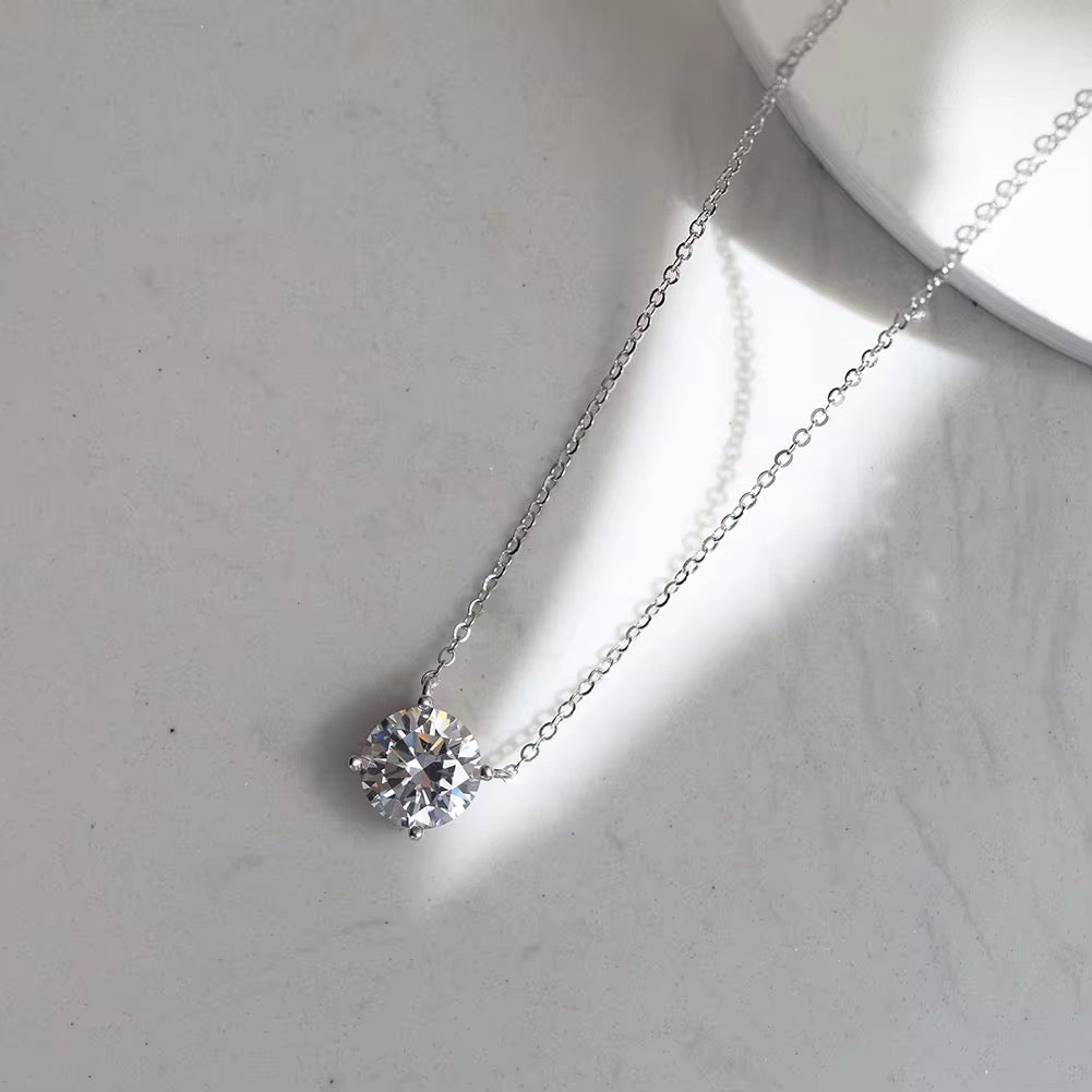 Claire 1CT Moissanite Necklace
