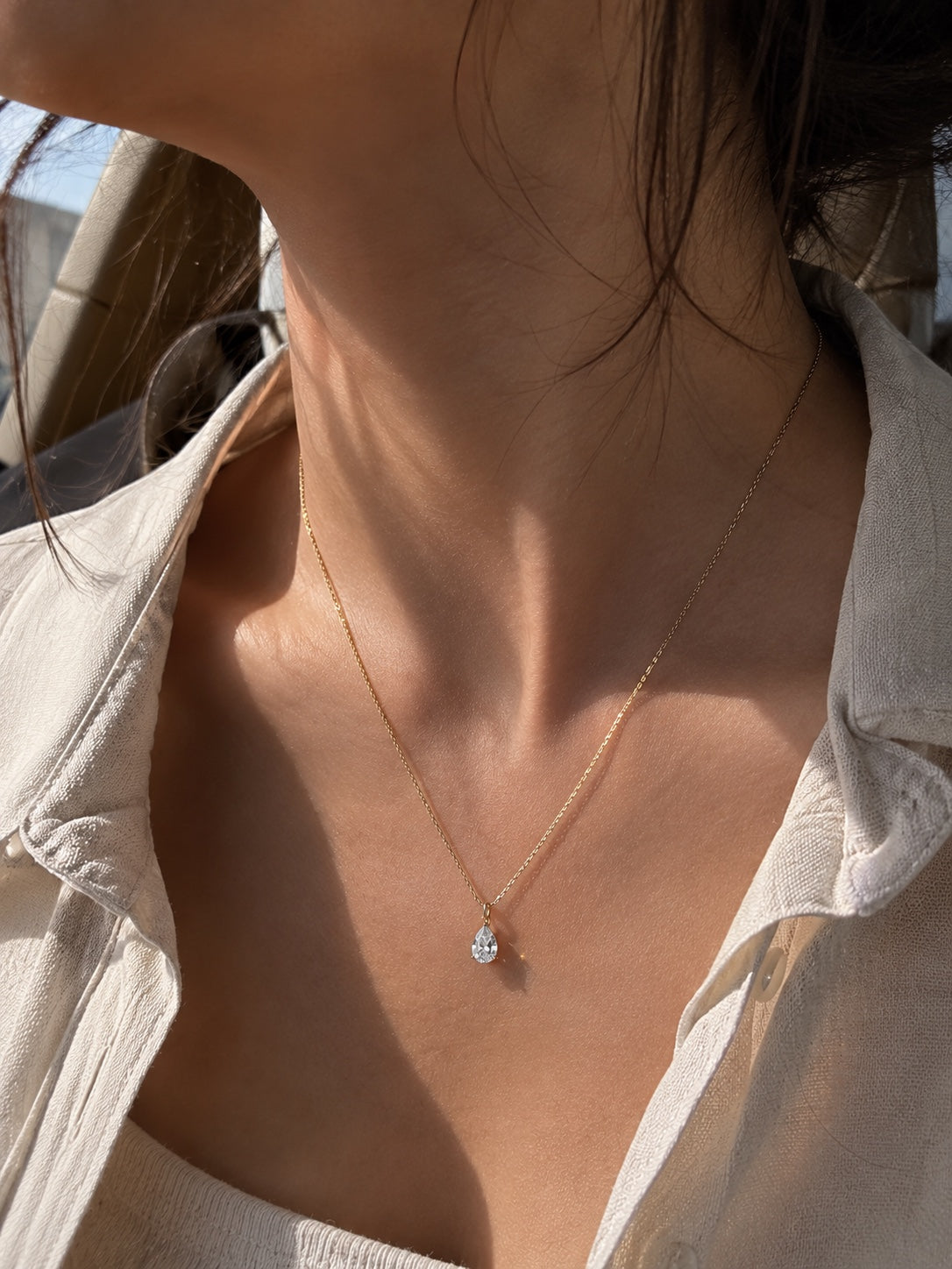 Élise 1CT Moissanite Necklace