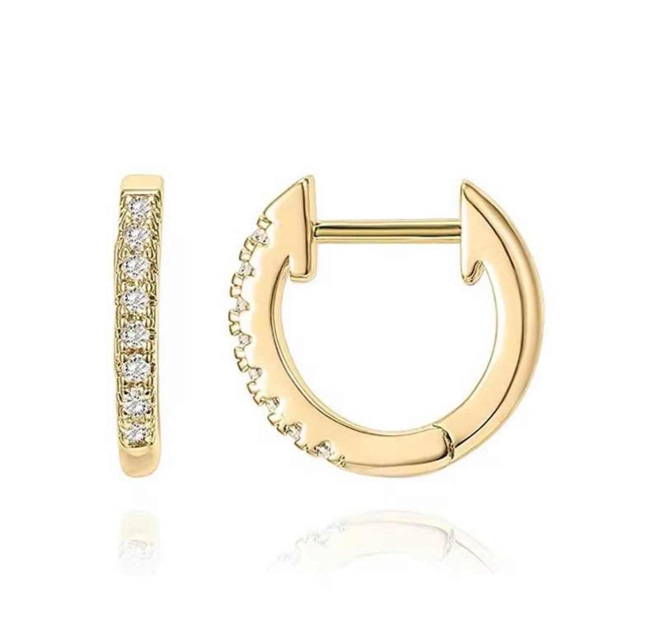 Léa Pavé Huggie Hoops