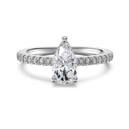Ivy 1.25CT Pear Ring