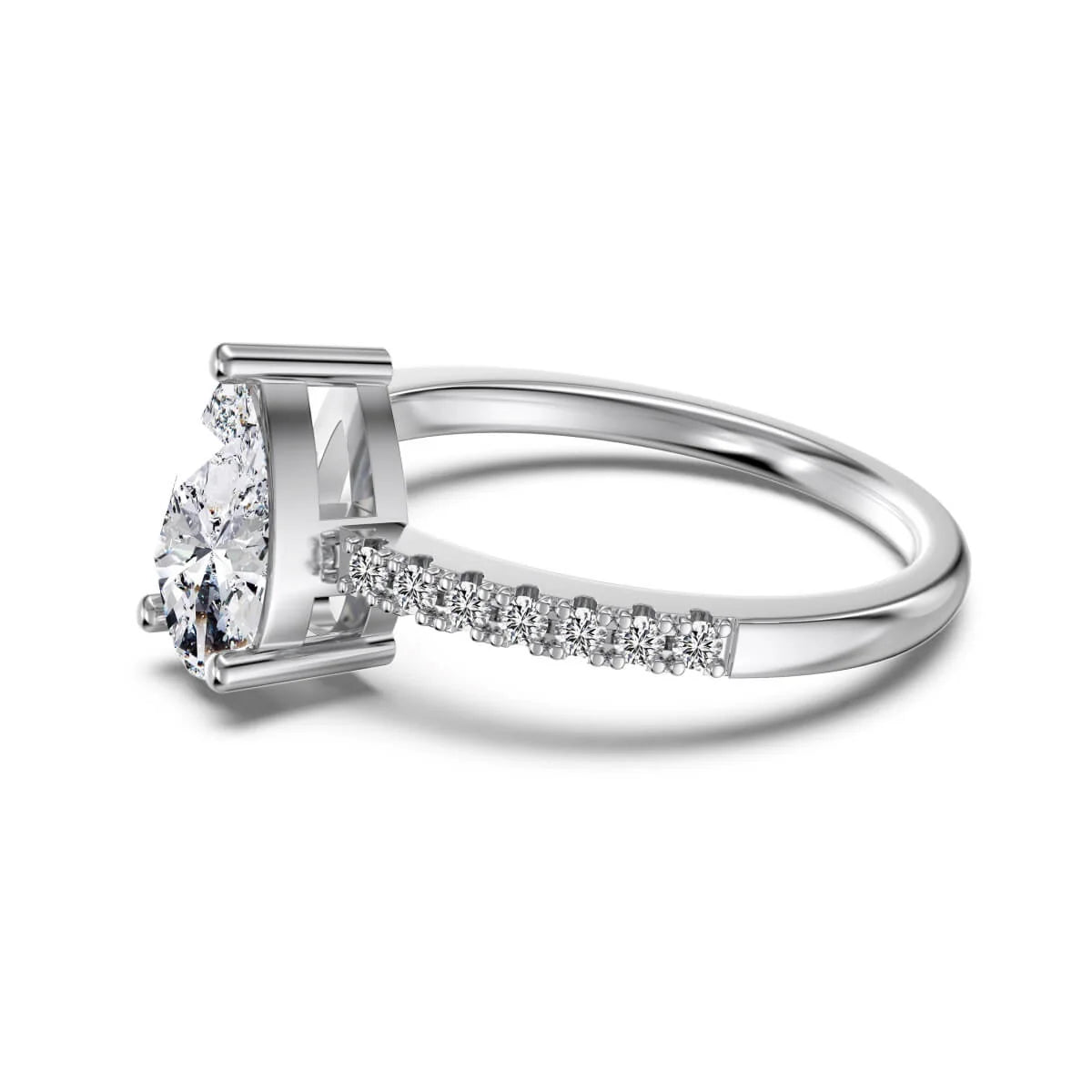 Ivy 1.25CT Pear Ring