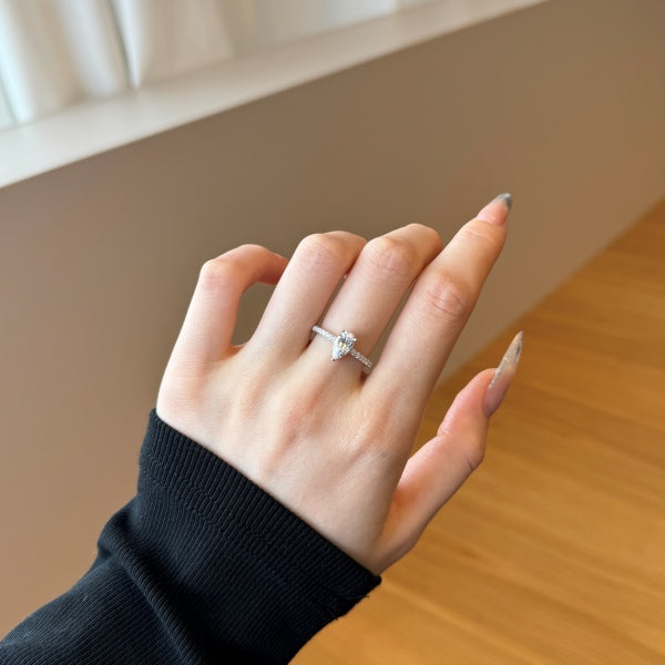 Ivy 1.25CT Pear Ring